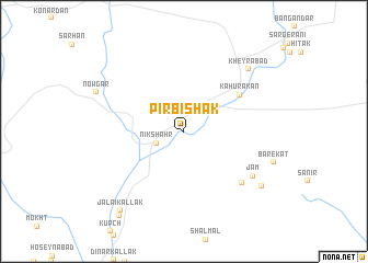 map of Pīr Bīshak