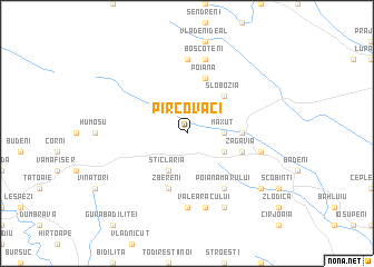 map of Pîrcovaci