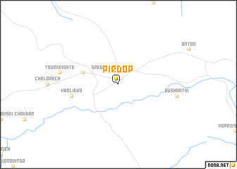 map of Pirdop