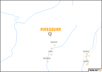 map of Pīr-e Govān