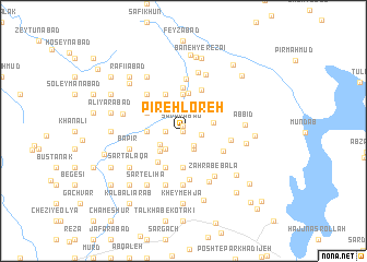 map of Pīreh Loreh