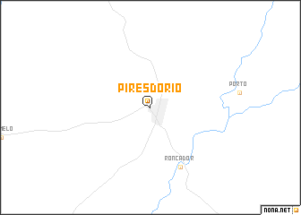 map of Pires do Rio