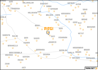 map of Pirgī