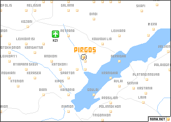 map of Pírgos