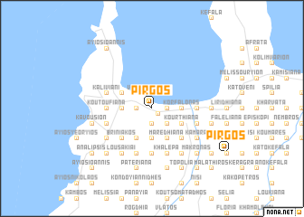 map of Pírgos