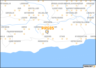 map of Pírgos