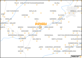 map of Pīrhādī