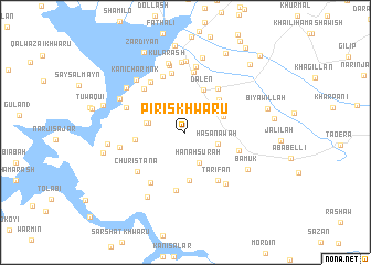 map of Piris Khwāru
