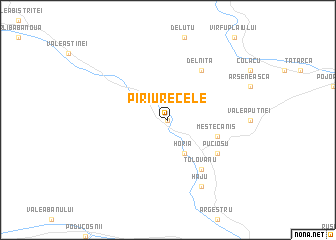 map of Pîrîu Recele