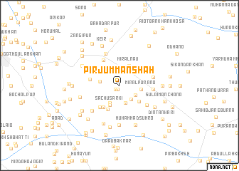 map of Pīr Jumman Shāh