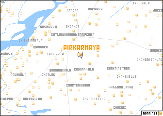 map of Pīr Karmāya