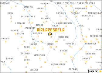 map of Pīrlar-e Soflá