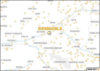 map of Pīr Madnīāla