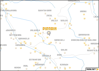 map of Pīr Na‘īm