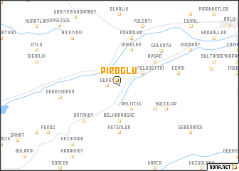 map of Piroğlu