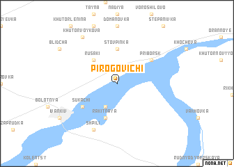 map of Pirogovichi