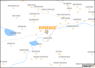 map of Pirogovo