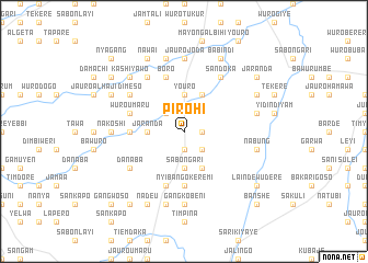 map of Pirohi