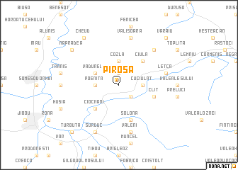 map of Pirosa