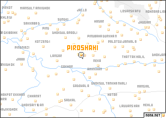 map of Piro Shāhi