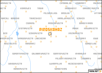 map of Piroskaház