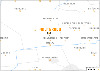 map of Pirotskogo