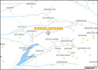 map of Pīr Panjan Shāh