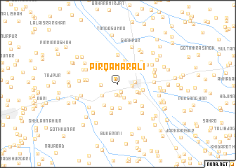 map of Pīr Qamar Ali