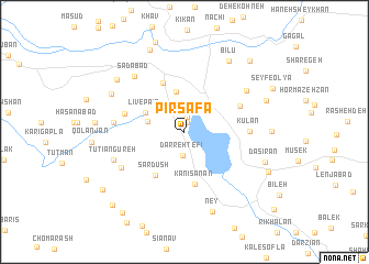 map of Pīr Şafā