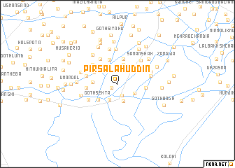 map of Pīr Salāhuddin