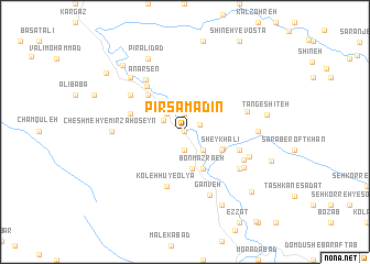 map of Pīr Şamadīn