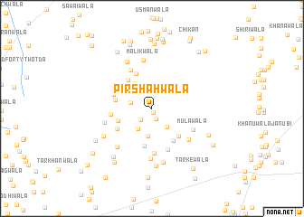 map of Pīr Shāhwāla