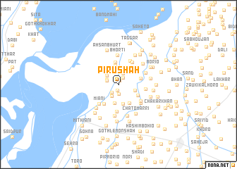 map of Piru Shāh