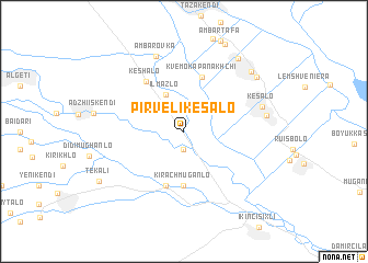 map of Pirveli-Kesalo