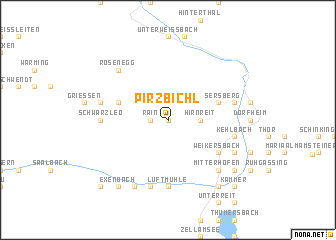 map of Pirzbichl