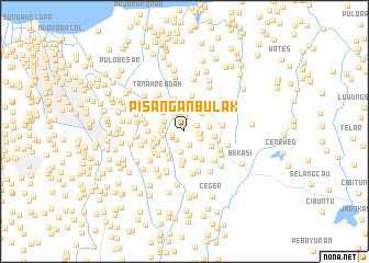 map of Pisanganbulak