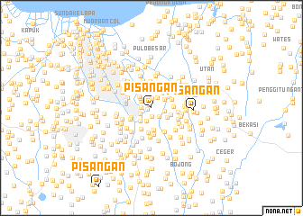 map of Pisangan