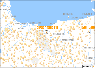 map of Pisangbatu