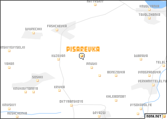 map of Pisarevka