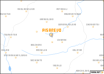 map of Pisarevo