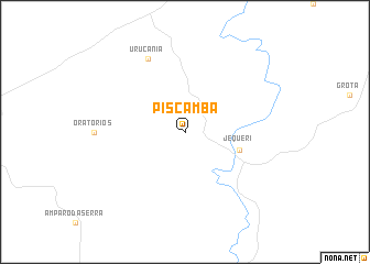 map of Piscamba