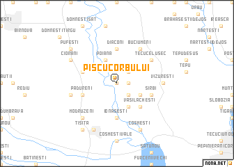 map of Piscu Corbului