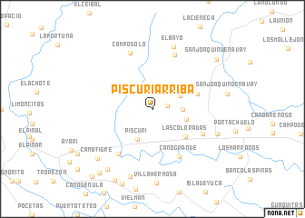 map of Piscurí Arriba
