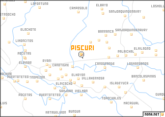 map of Piscurí