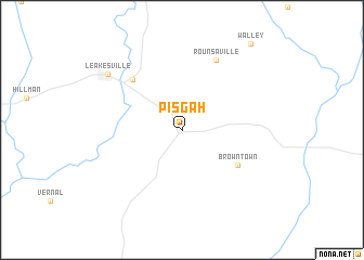 map of Pisgah