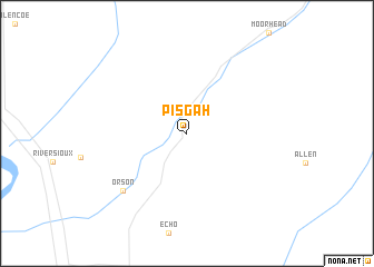 map of Pisgah