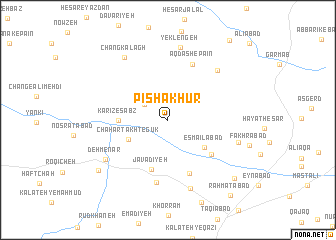 map of Pīshākhūr