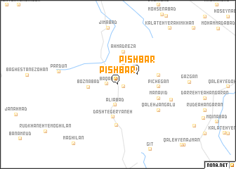 map of Pīsh Bar