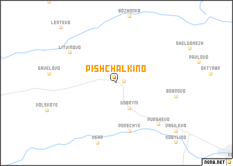 map of Pishchalkino