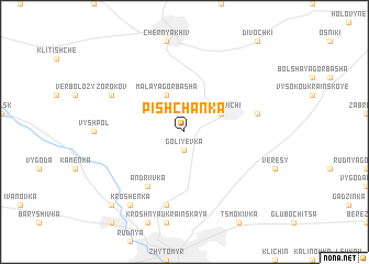 map of Pishchanka